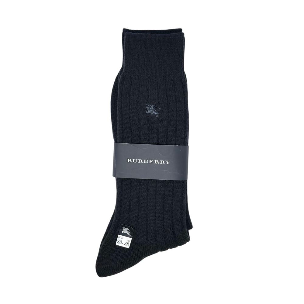 Burberry Navy Blue Dress Socks